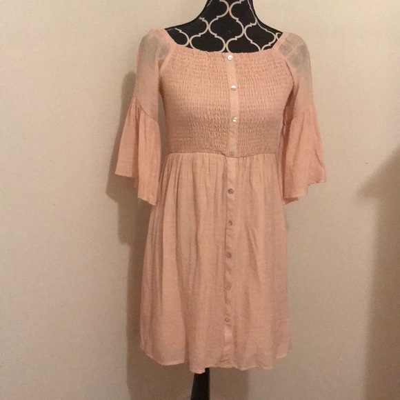 New with tags Earthbound peach dress - Picture 1 of 5